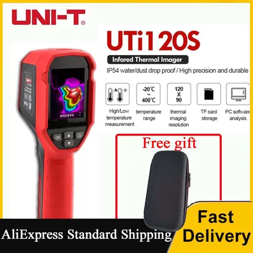 UTi120S 적외선 열화상 카메라, 해상도 120x90, 휴대용 온도 열 카메라, PCB 회로, 산업용 테스트 바닥 난방 7
