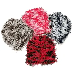 Balaclava Beanies Men Hat for Men Outdoor Camouflage Fleece Fuzzy Balaclava Ski Balaclava Distressed Knitted Full Face Ski Mask