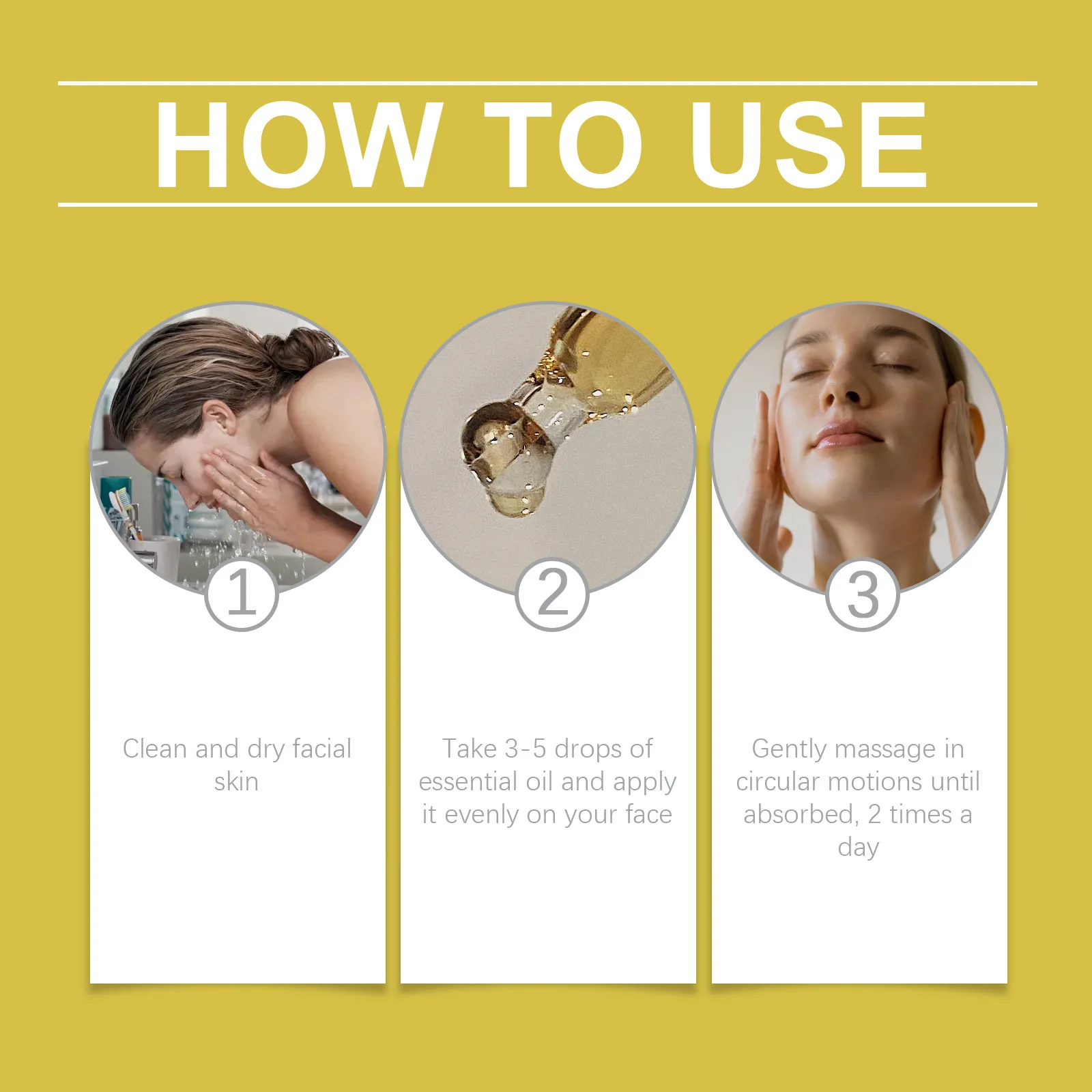 Evening Primrose Oil Deeply Nourishing Smooth Fine Lines Wri-nkles Removal Reduce Dryness Anti-Ag-ing Repairing Facial Essence 3