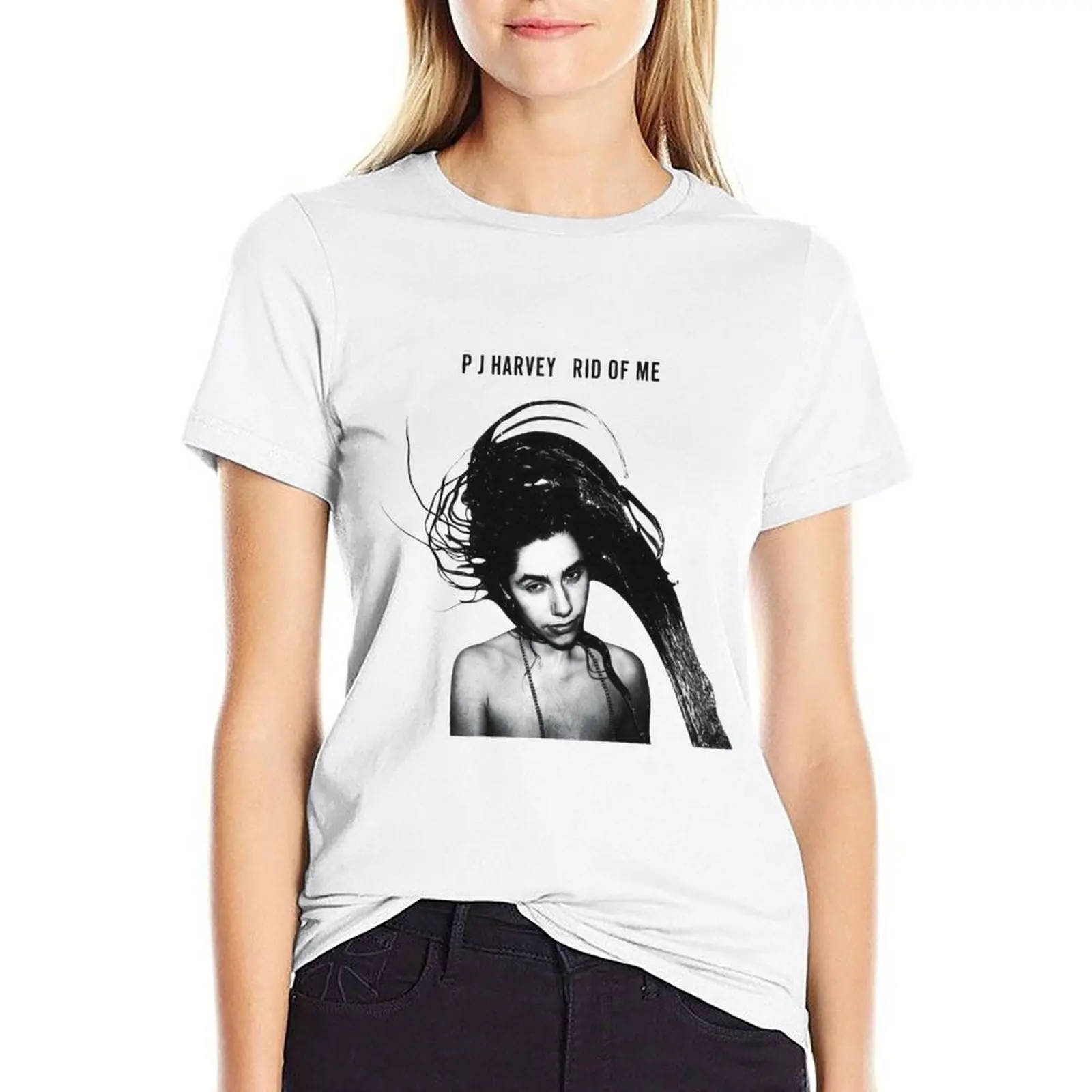 

Pj Harvey Rid of Me T-Shirt rock and roll t shirts for Women tops for Women
