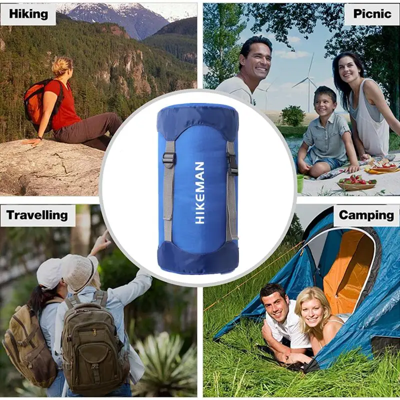 New Sleeping Bag Stuff Sack Water-Resistant Ultralight Outdoor Storage Bag Space Saving Gear for Camping Hiking Backpacking Tool