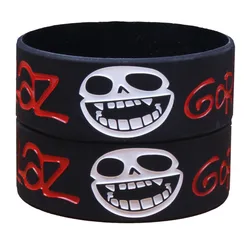 England Music Band Gorillaz Silicone Bracelet - Hip - Hop Music Fans Wristband (Black)