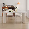 Mid Century Dining Table Desk Nordic Balcony Dining Table Makeup Modern Study Dining Table Modern Muebles Living Room Furniture 4