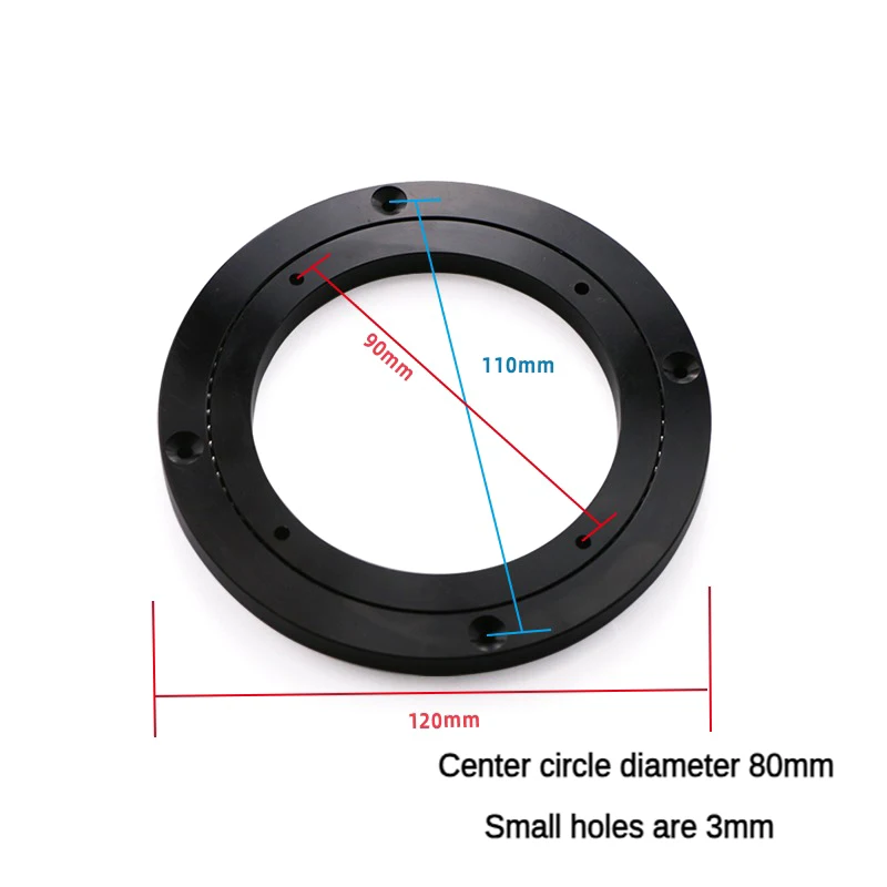 120mm Aluminum Ring for 1/2 DOF Robot Pan And Tilt Servo Control Bracket Sensor Mount For Arduino Robot DIY Kit Programmable Kit