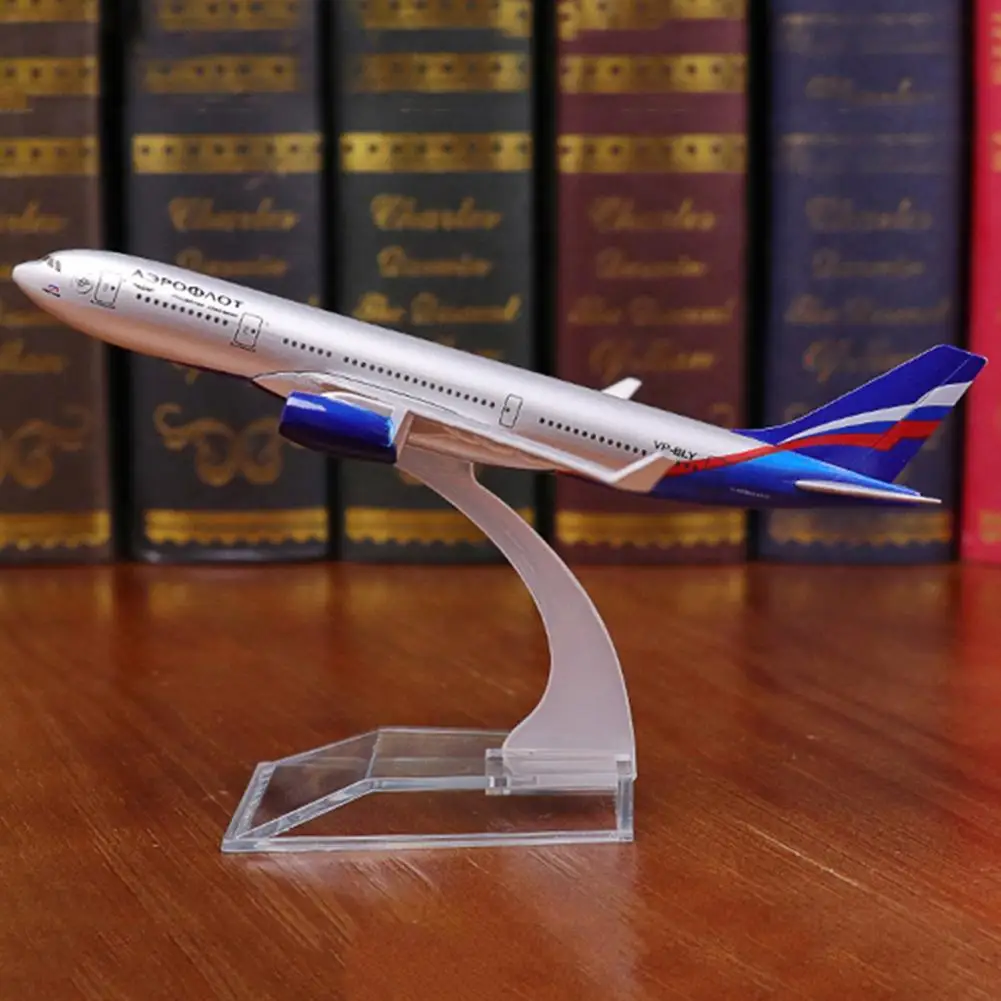 

1/400 16cm Kids Metal Aircraft Model Toy A330 Diacast Airliner Plane Model Collectible with Base Education Kids Toy Gift New