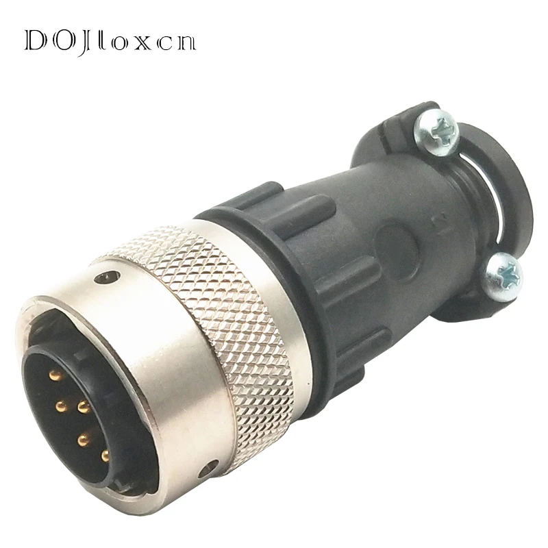 1 Set 8 23 28 Pin BURNDY SOURIAU Industrial Connector Male Female