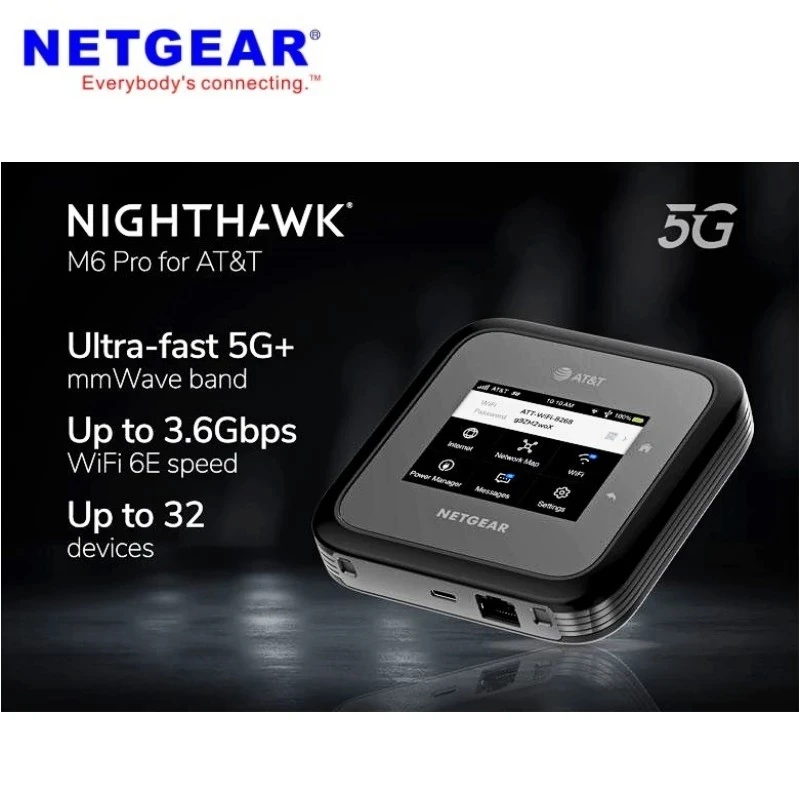 NETGEAR Nighthawk 5G Pro MR5100 Mobile Hotspot ATT T-Mobile