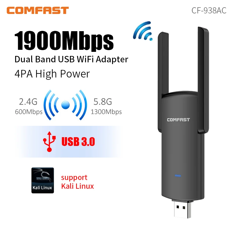 RTL8814AU80211AC1900MbpsUSB30WirelessWiFiAdapter2x3dBiAntennaforWin781011.jpg