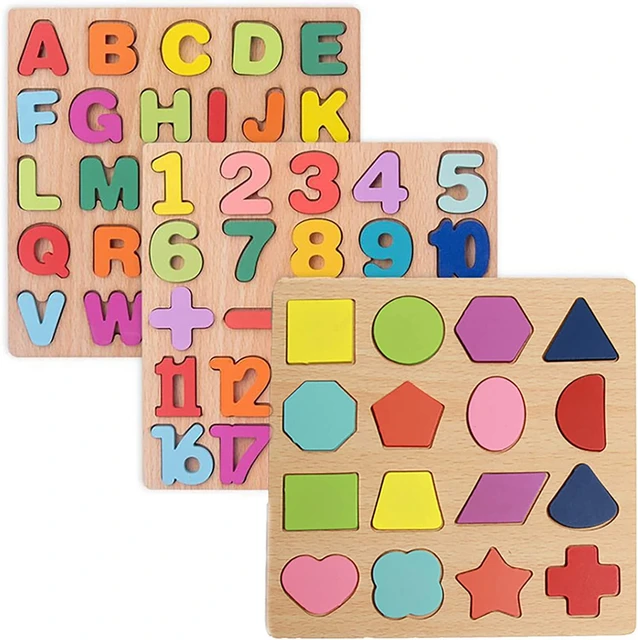 5 Shape Puzzle Toddler Montessori