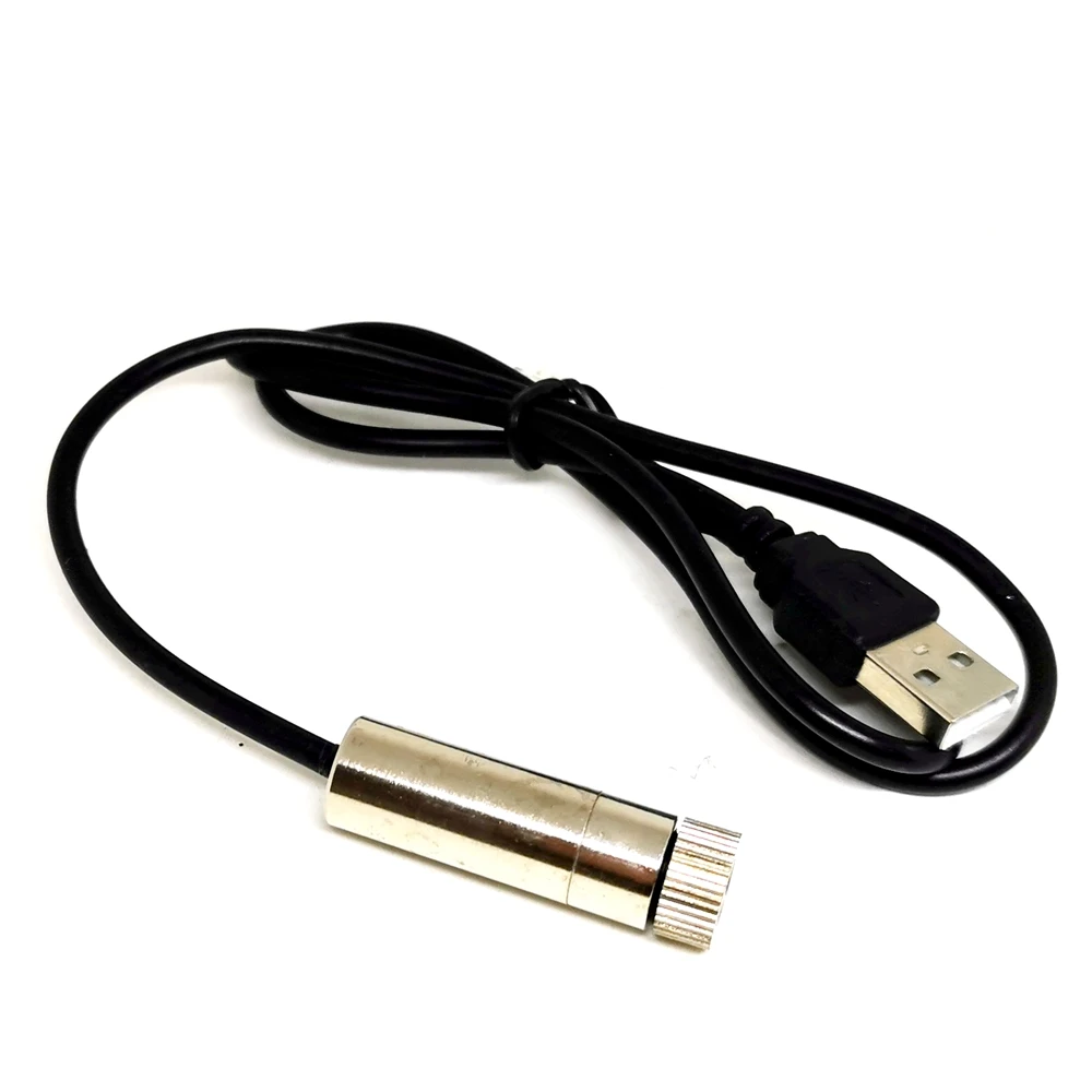 Focusable RGB Laser Diode Module with USB Adapter 12mm Heatsink laser module