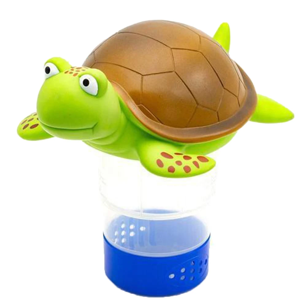 

Cartoon Turtle Retractable Quick Floating Pool Dispenser Swimming Pool Supplies Chlorinator With Adjustable Flow Rate