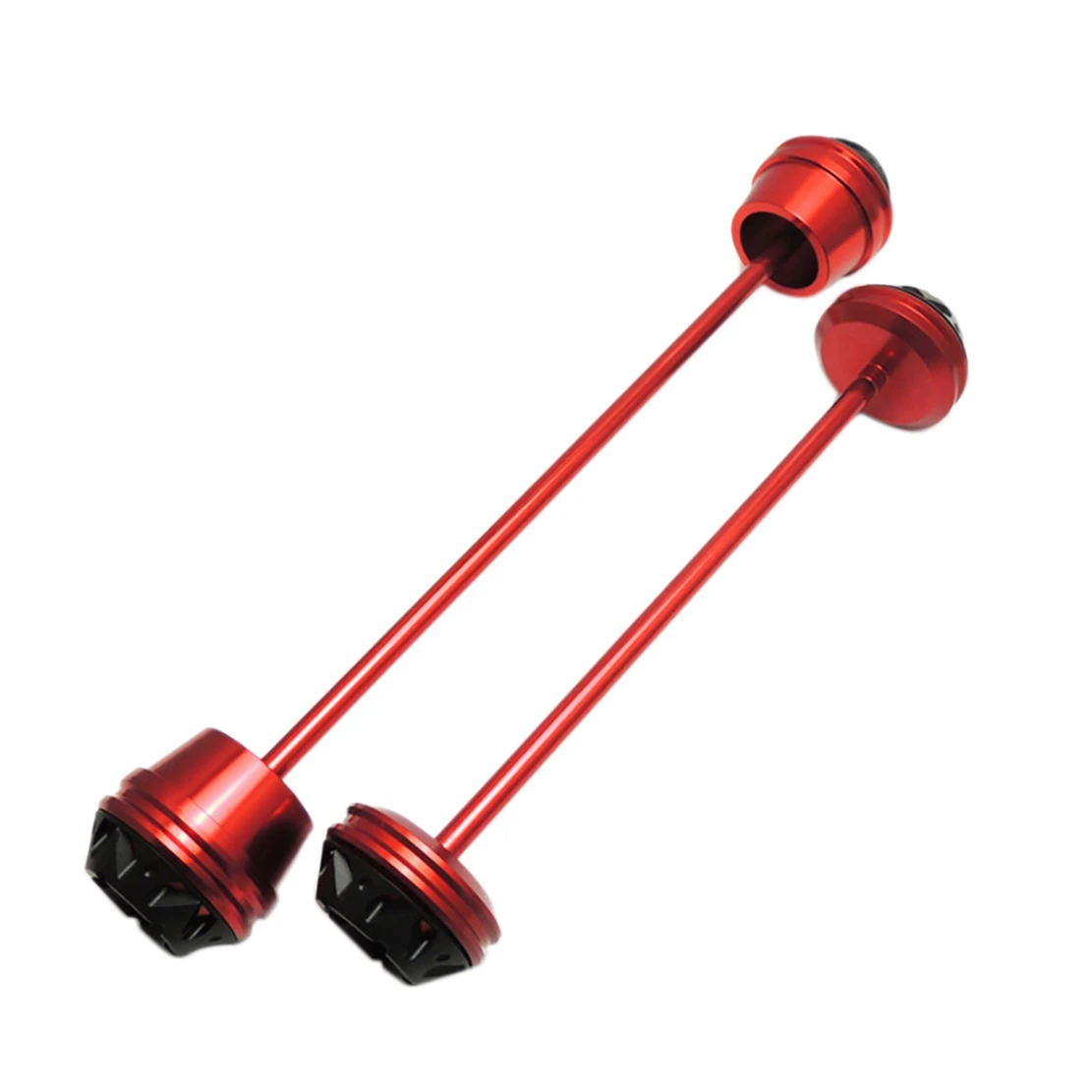 오토바이 앞바퀴 포크 프레임 슬라이더 크래시 보호대, 야마하 MT07 FZ-07 2013-2020 XSR700 2018-2020 레드