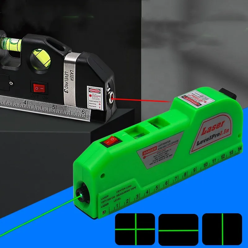 

4 in 1 laser level Laser tape measure Portable decoration measuring tool with infrared miniature level