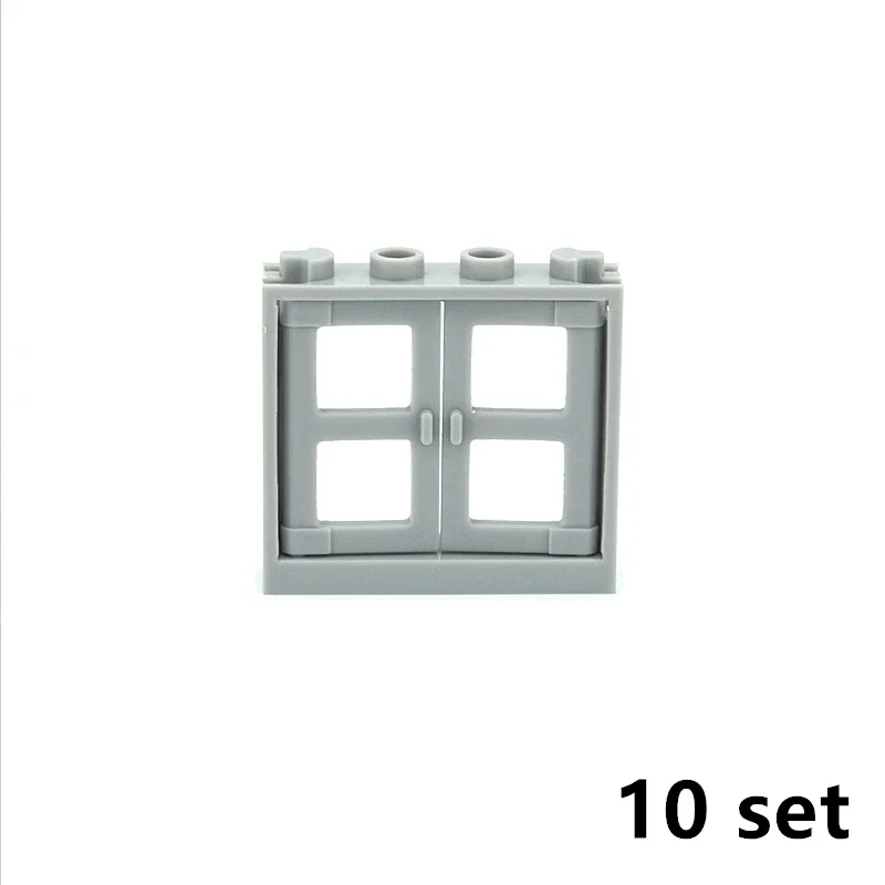 DIY City Friends House Building Blocks Set with Fence, Stairs, Ladder, Gate, Door, Window, and Garden Figures