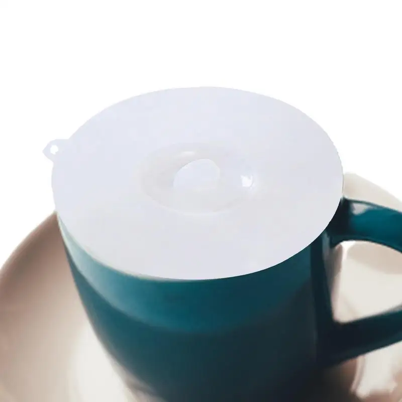 

Силиконовые крышки для чашек, прозрачные гибкие силиконовые крышки для чашек, пылезащитные герметичные крышки для кружек, чашек для напитков, стеклянных чашек, кофейных чашек