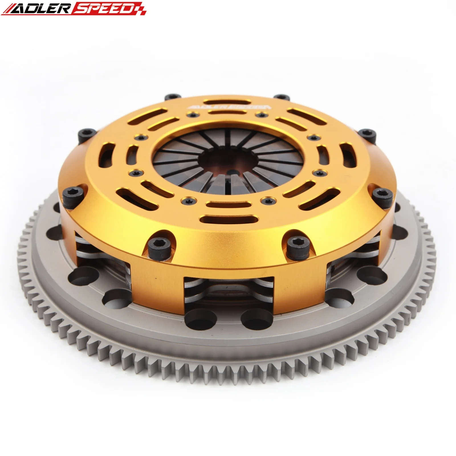ADLERSPEED 7.25(185mm) 레이싱 클러치 트윈 디스크 키트 & 플라이휠 (토요타 매트릭스 XR-S 바이브 GT 1.8L 2ZZGE 6단 변속기용)