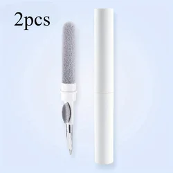 Earbuds Cleaning Pen Kit: 3 - in - 1 Multifunctional Cleaner with Soft Brush (White)