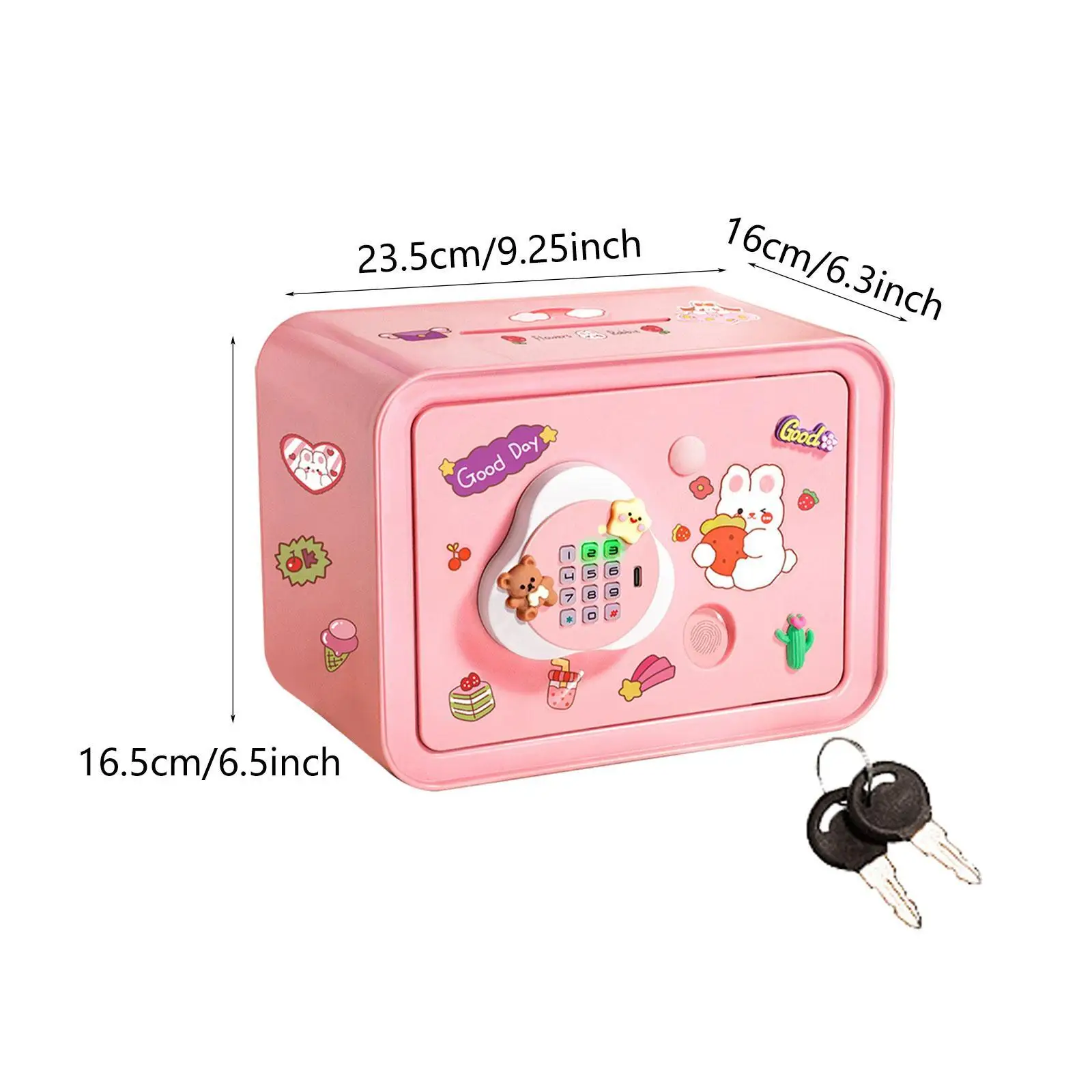 Cartoon Money Bank with Password Protection for Kids Educational Savings Toy