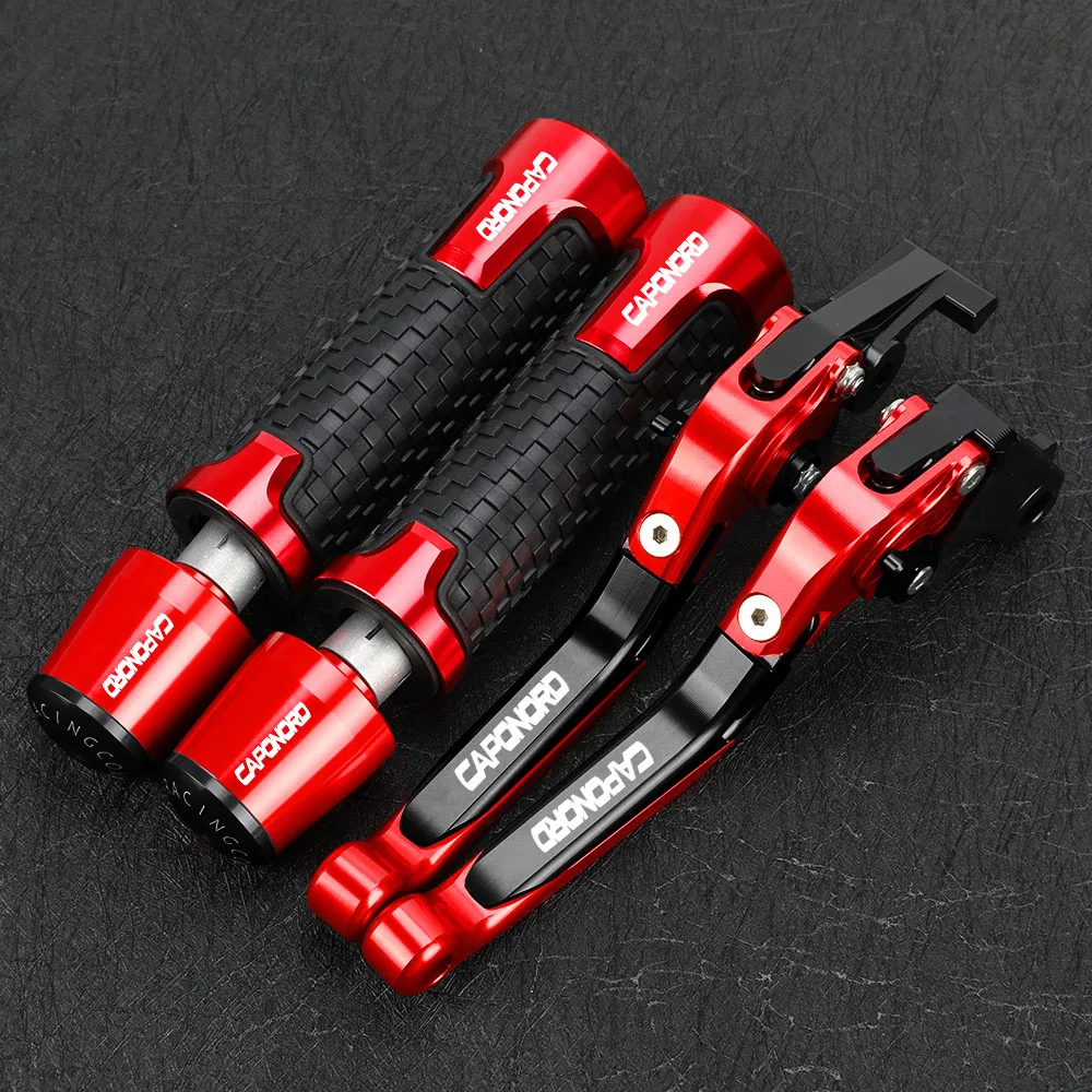 

For Aprilia CAPONORD ETV1000 2002 -2007 Motorcycle Extendable Brake Clutch Levers Handlebar Handle Grips Ends Slider Accessories