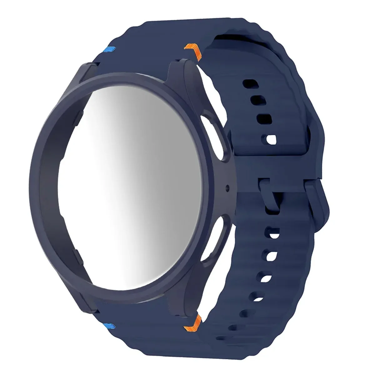 Premium Silicone Strap with Protective Case & Screen Bumper Cover