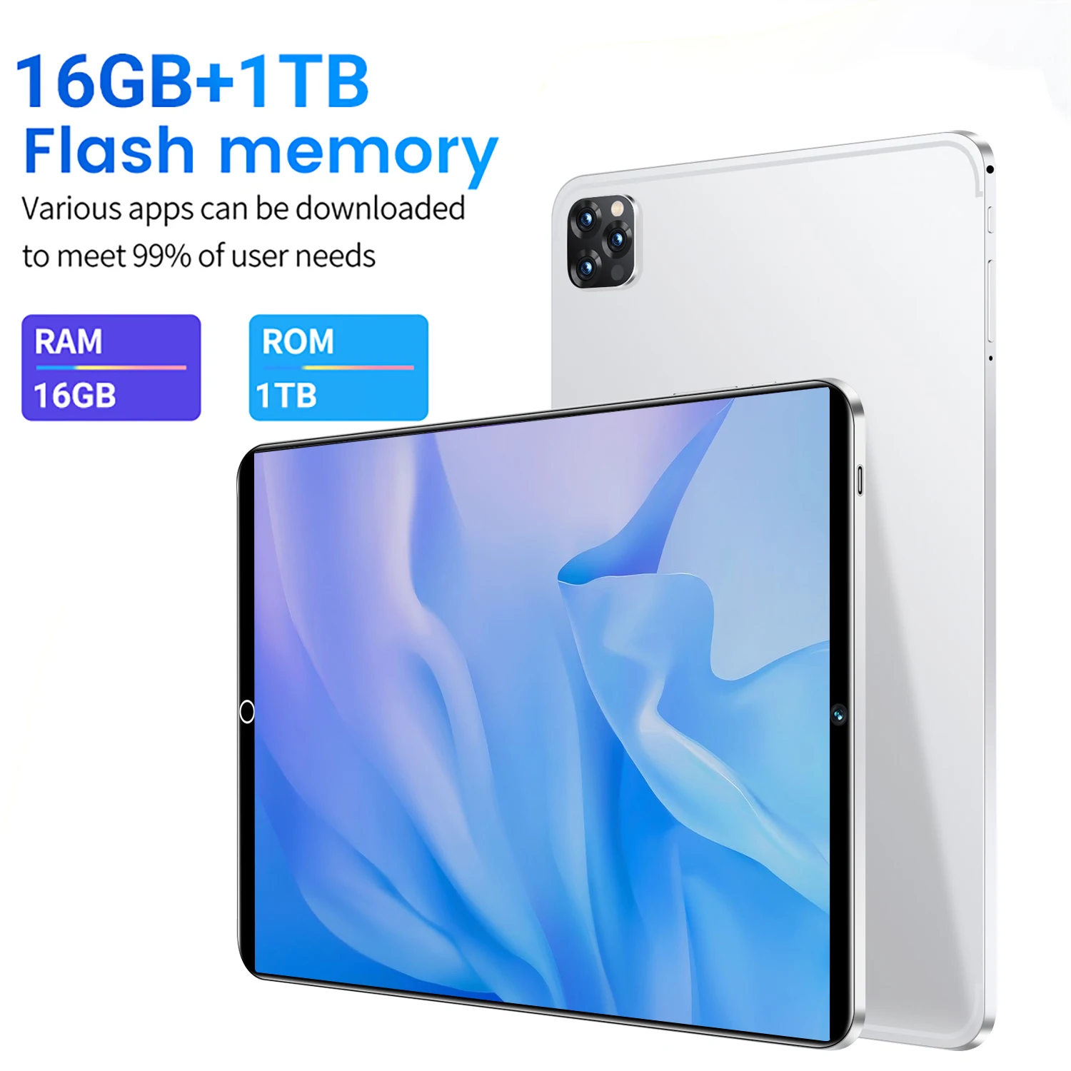 Tableta 5G de 2024 pulgadas, Tablet con Android 11,6, Phablet MTK6797, 16GB de RAM, 1TB de ROM, PC, cámaras duales, Tarjeta sim Dual, Wifi, tipo c, novedad de 11,0