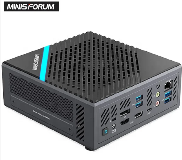 Minisforum B550 Amd Ryzen7 5700/4700G 8Core/16Thread Ddr4 Sdd Gaming Mini Computer Gamer Pc