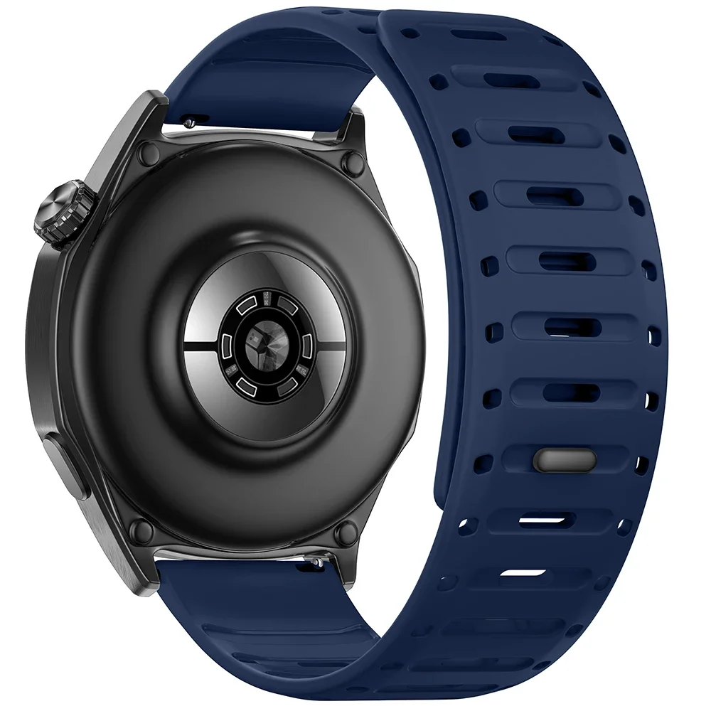 22mm Magnetic Buckle Silicone Watch Band - Versatile Wristband with Upgraded Design