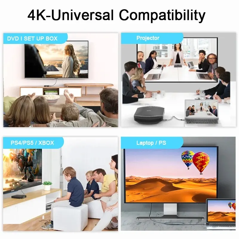 ƺ  2021 UHD TV  PC HDMI ȣȯ ̺, HDR  HD ڵ ARC, 4K 60Hz, 18Gbps HDMI 2.0 ̺