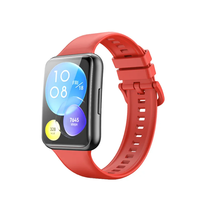 Silikon Band Für Huawei Uhr Fit 2 Strap Smartwatch Zubehör Ersatz Armband Correa Armband Huawei Uhr fit 2 strap – Detail 13