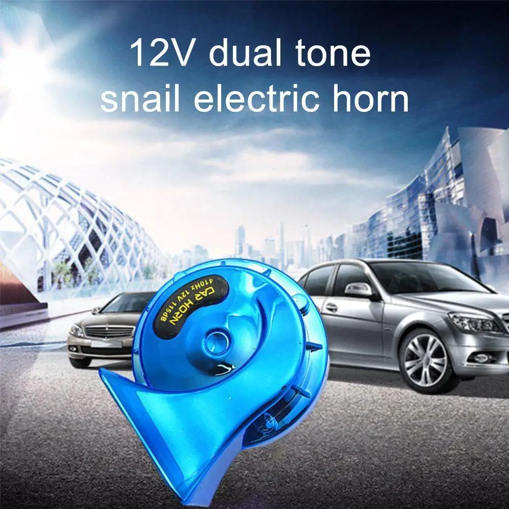 Universal 12V Electric Snail Horn for Motorcycle Car Auto Acc H7U9 car siren horn car air horn motorcycle horn air horn train horn waterproof horn air raid siren horn midrange horn