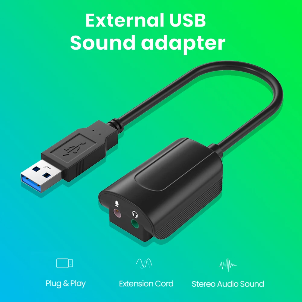 Desktop Computer External Usb Sound Card Stereo Voice Changer Amplifier Kit For Skype / Icq / Google / Teamspeak Sound Cards - AliExpress
