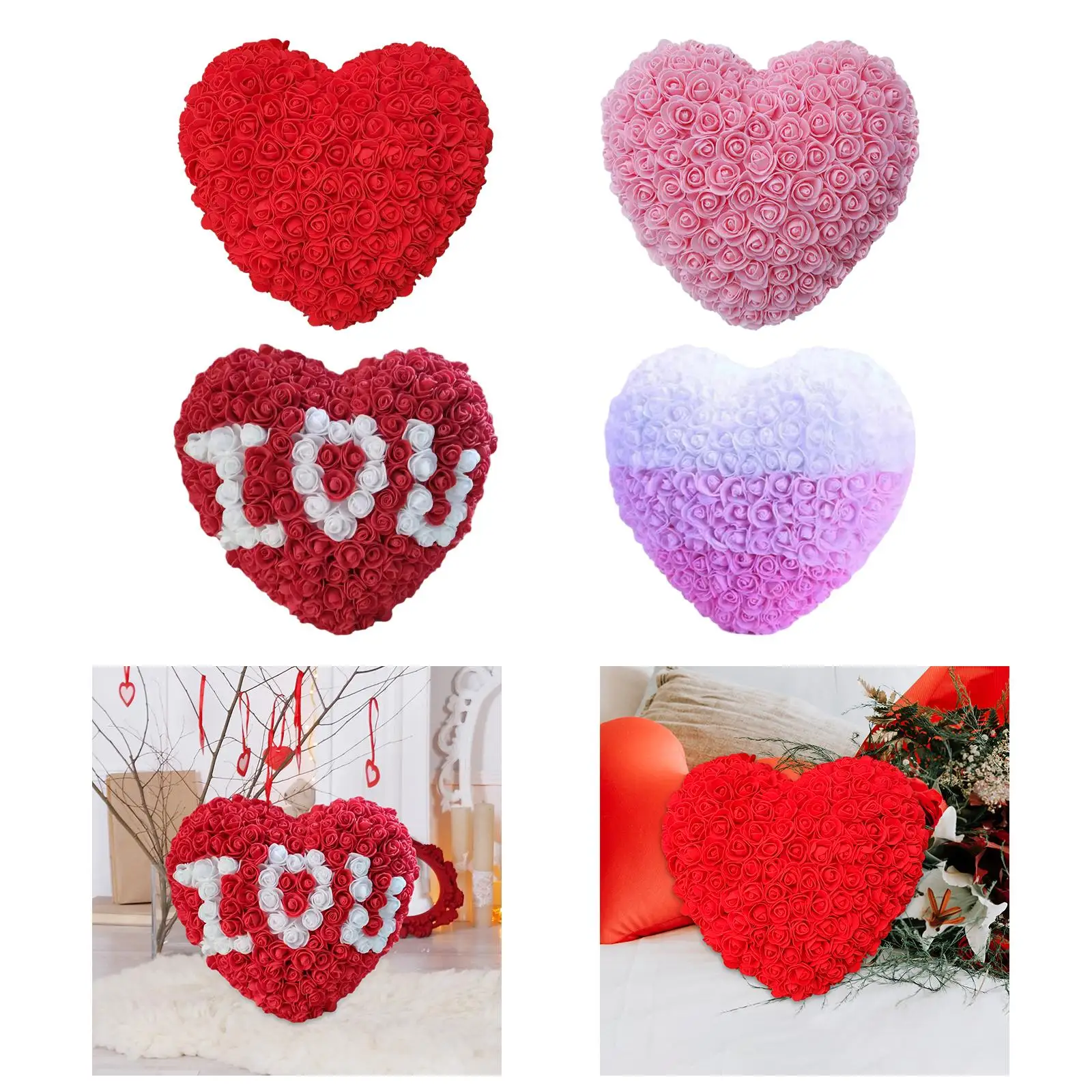 Valentine's Day Rose Heart Rose Flower Valentines Gifts Preserved Roses for Wife Daughter Girlfriend Friend Her Anniversary