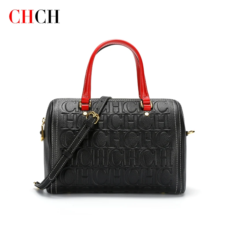 Chch Large Capacity Vintage Women's Handbags 100 Genuine Leathe