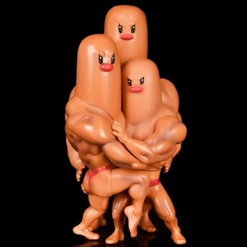 ポケモン フィギュア 筋肉 ダグトリオ⭐︎