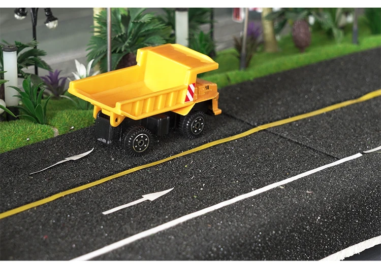 5 cm 10 cm graues Modelleisenbahn-Straßenband mit selbstklebendem Landschafts-Land-Diaroma-Layout auf der Rückseite – Detail 10