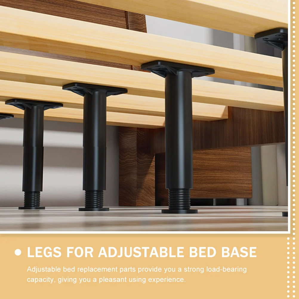 Telescopic Adjustable Bed Beam Support Foot Reinforced Plastic Queen Queen Size Bed Pads Foot Rest Leg Sofa Leg Bed Bottom