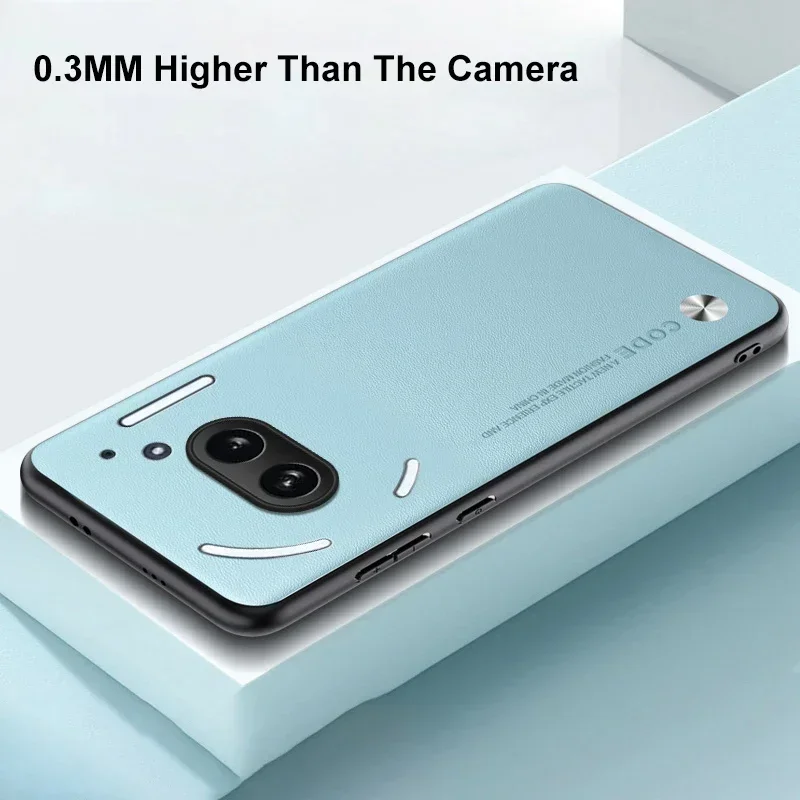 Carbon Fiber PU Leather Matte Anti-Shock Plain Case