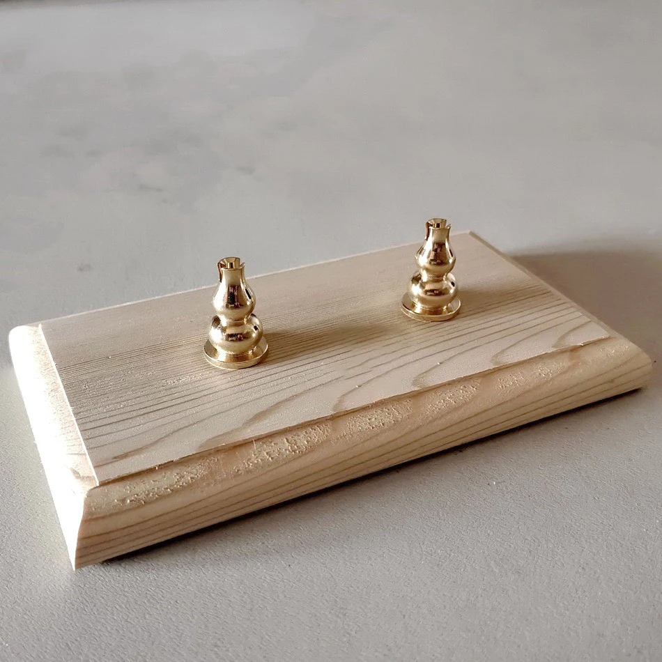 Model Classical Ship Model Base Bracket Accessories CNC Brass Supports Copper Cylinder Stands 2pcs/set  Display Of Ship Model