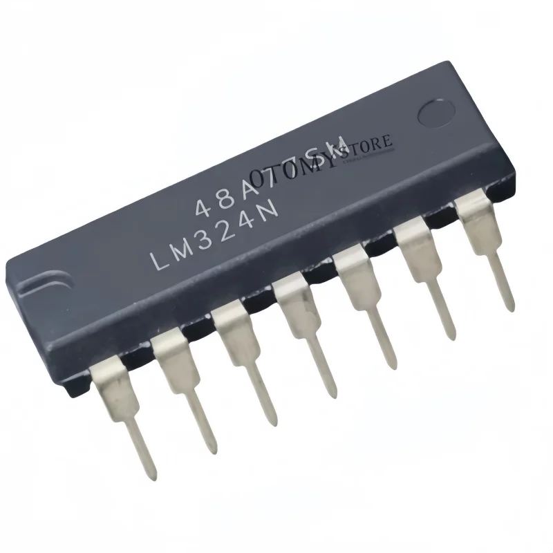 New High-Quality Quad Op-Amp ICs in DIP14 Package (5-10 Pieces)