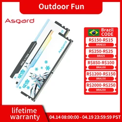 Asgard 32GB 16GBx2 DDR5 6000MHZ 6400MHZ 6800MHZ RGB Memory Strip ROG STRIX Joint Desktop Memory Strip Hynix A-die Particles CL38