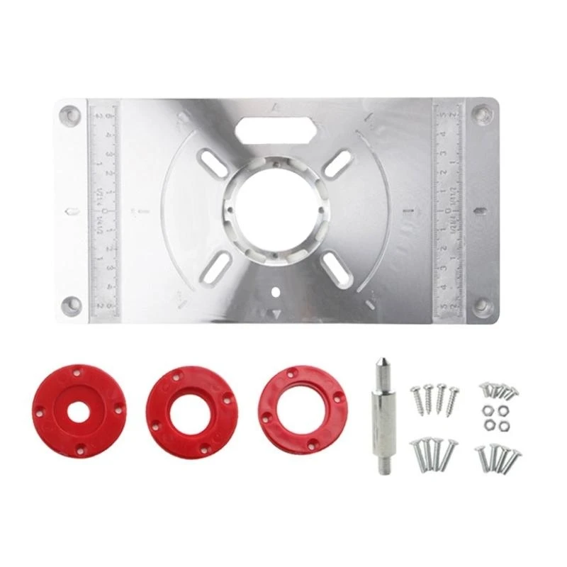 High Compatibility Router Table Insert Plate For Enhances Woodworking Accuracy