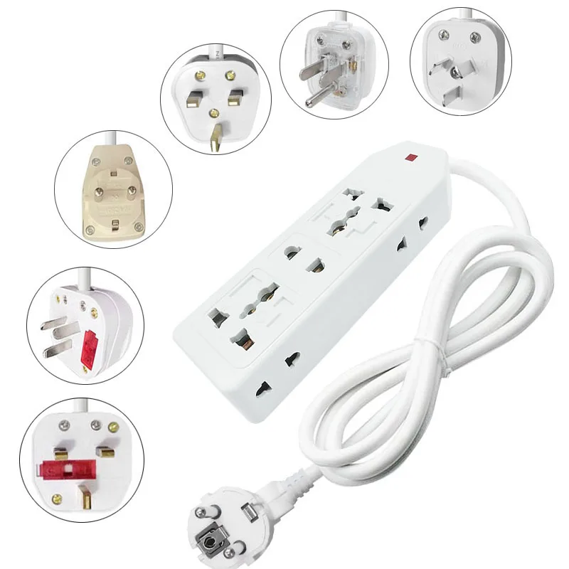 MultiplePowerStripEUUKUSAUCNPlugUniversalOutletsAdapter