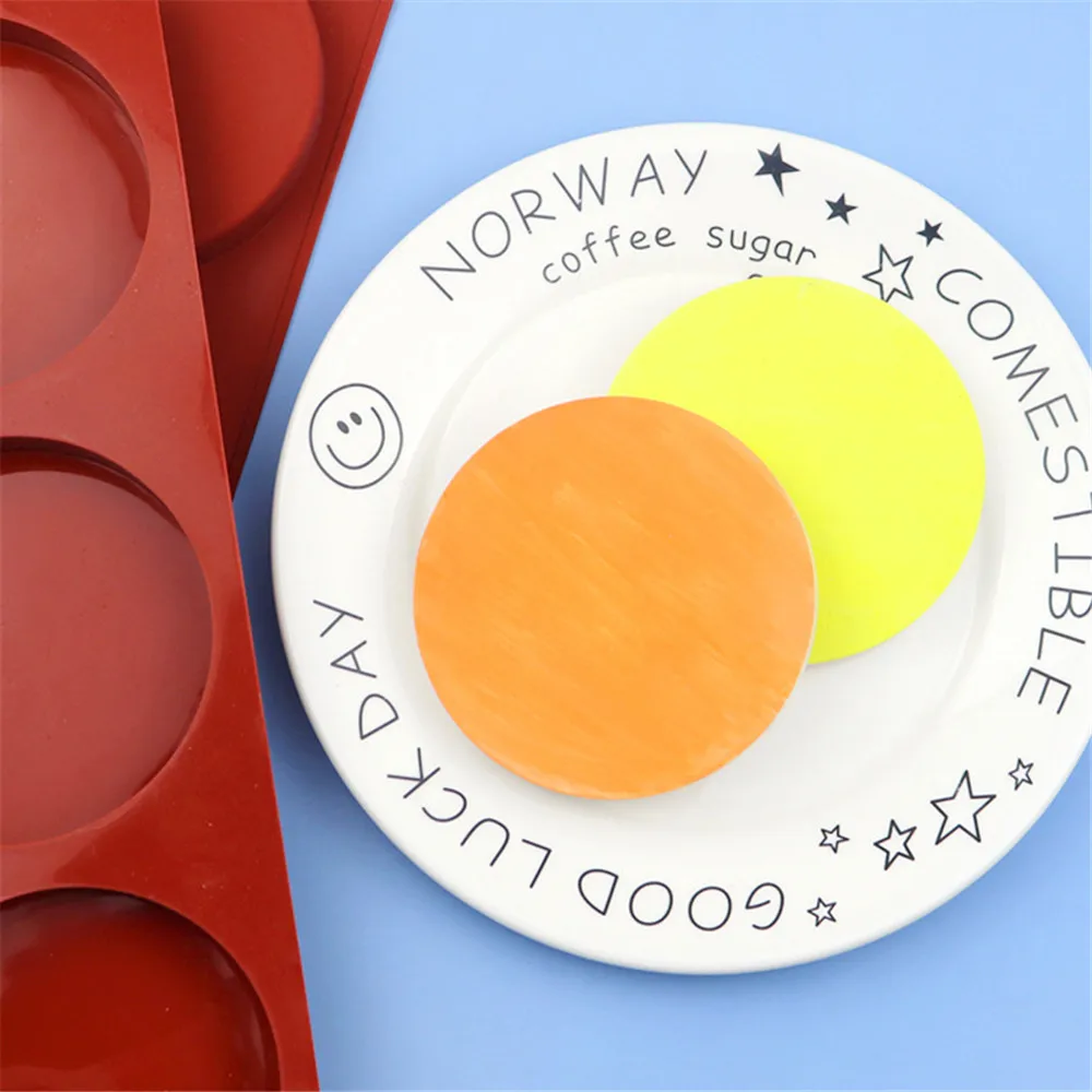 

7 Holes Pudding Mold 3D Silicone Molds for Art Cake Mousse Dessert Round Cupcake Mould DIY Homemade Baking Tools