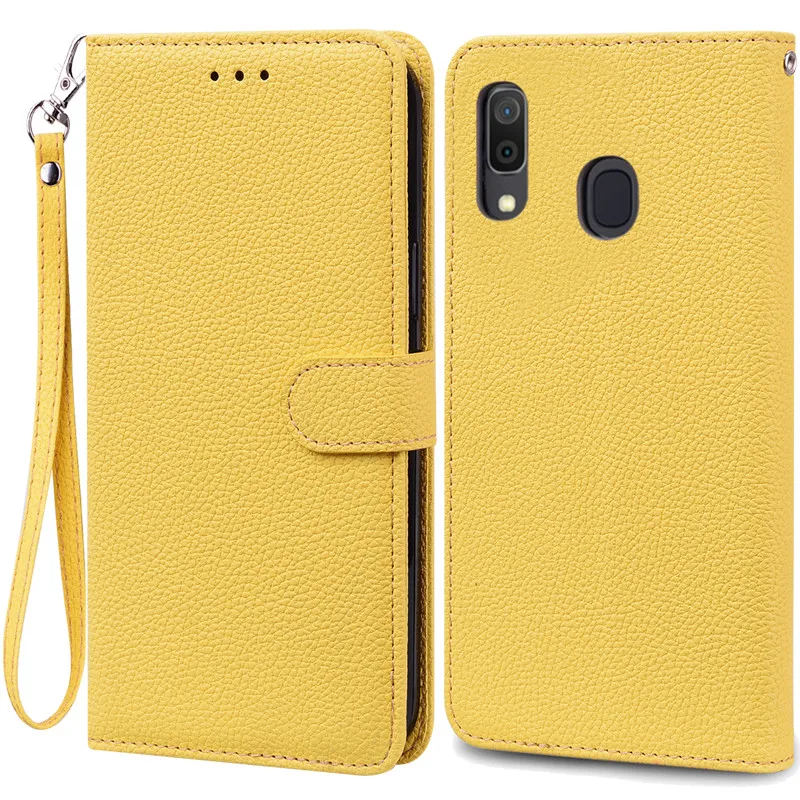 Leather Wallet Flip Case for Samsung Galaxy A40 - Stylish and Protective Cover