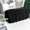 1PC Cosmetic Bag Makeup Pouch Solid Color Pencil Case Creative Pillow Bag School Supplies Stationery Box Cosmetic Organizer 5