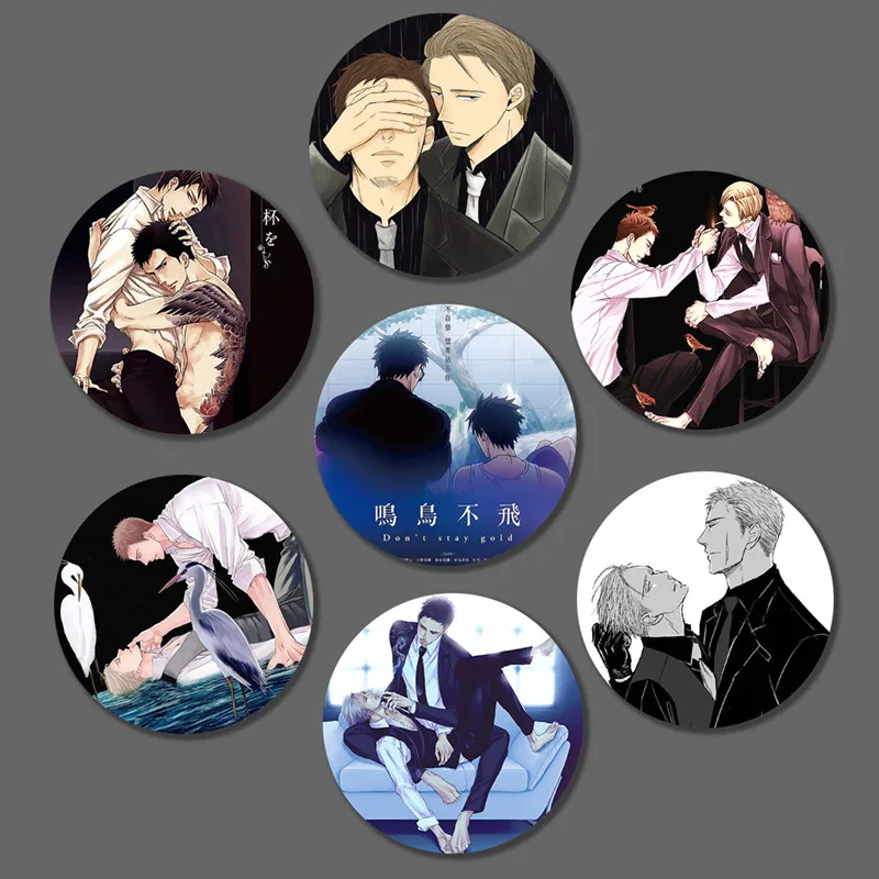 

Anime Twittering Birds Never Fly Cosplay Backpack Badges Yashiro Brooch Pins Collection Breastpin for Bags Clothes