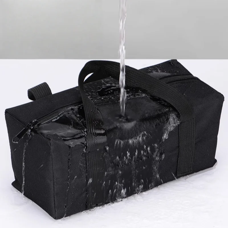 Professional Tool Bag Canvas Utility Tote Tool Organizer Wide Mouth Waterproof Versatile Handbag for Electrician Carpenter