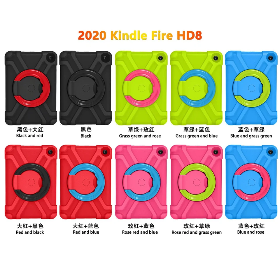 Custodia Per Tablet Amazon Fire HD 10 (13ª Gen, 2023) - Protettiva Con Supporto E Funzione Sleep/Wake - 2