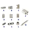 Adjustable Steel Wire Rope Buckle Telescopic Double Hole Thread Locker, Tightens DIY Lamp Hanging Code Accessories 0.8-4mm 10Pcs 1