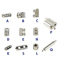 Adjustable Steel Wire Rope Buckle Telescopic Double Hole Thread Locker, Tightens DIY Lamp Hanging Code Accessories 0.8-4mm 10Pcs 1